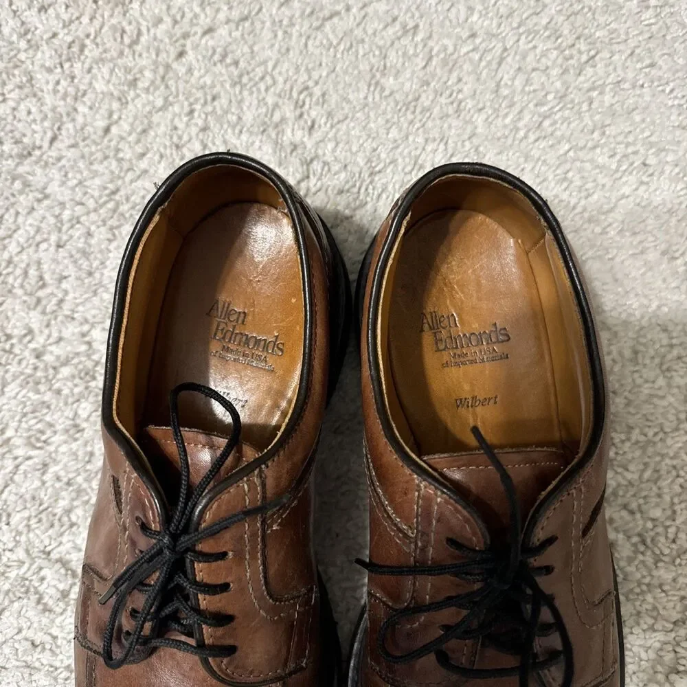 Allen Edmonds Wilbert Comfort Shoe Men’s 6.5 D Brown Othello Soles #1951